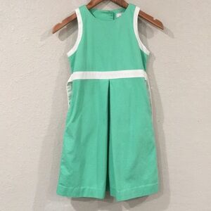CPC Childrens Wear Girls Sz 12‎ Dress Green Sleeveless Fit and Flare 100% Cotton